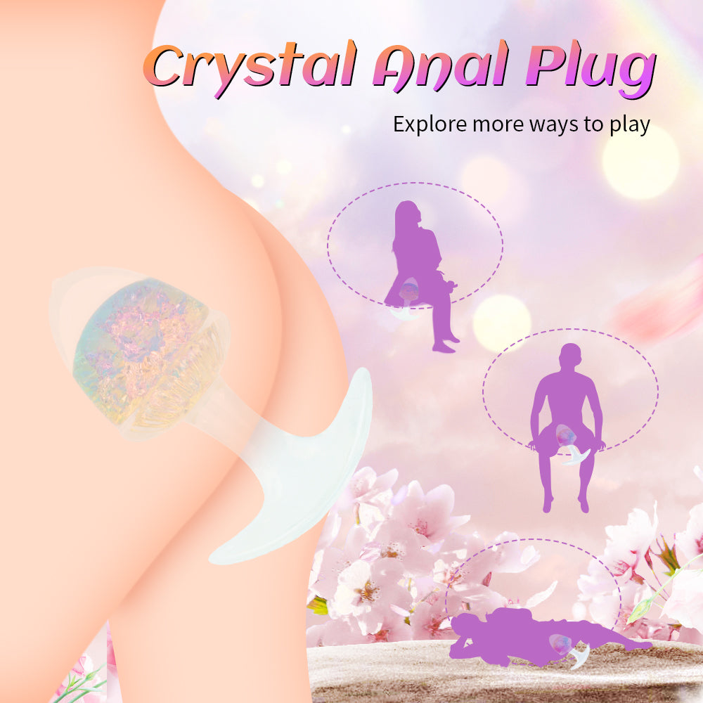Chestnut Crystal Butter Plugs - 9 Colors