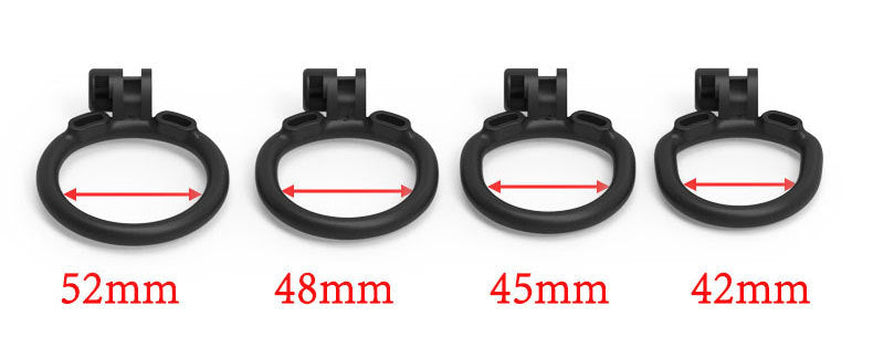 Inverted Chastity Cage for Men – 3D Printed Resin, Sissy Training, Small Size Fit