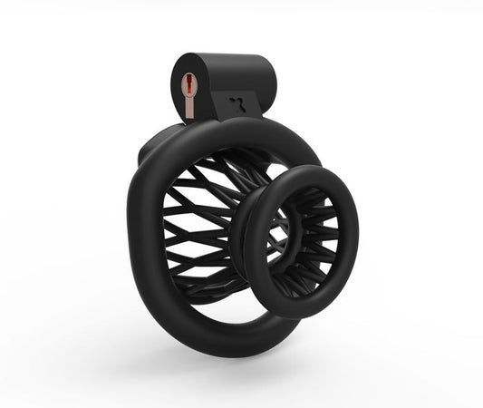 Inverted Chastity Cage for Men – 3D Printed Resin, Sissy Training, Small Size Fit