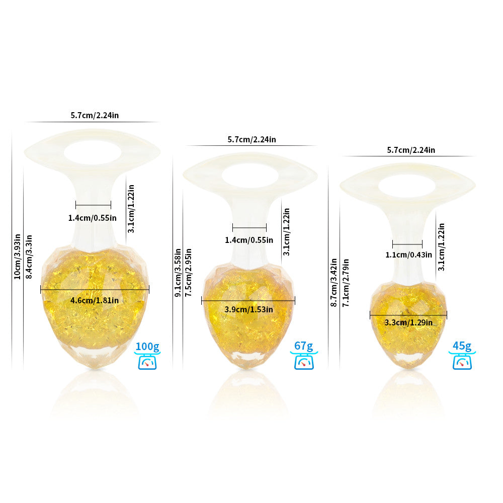 Diamond Crystal Butter Plugs - 9 Colors