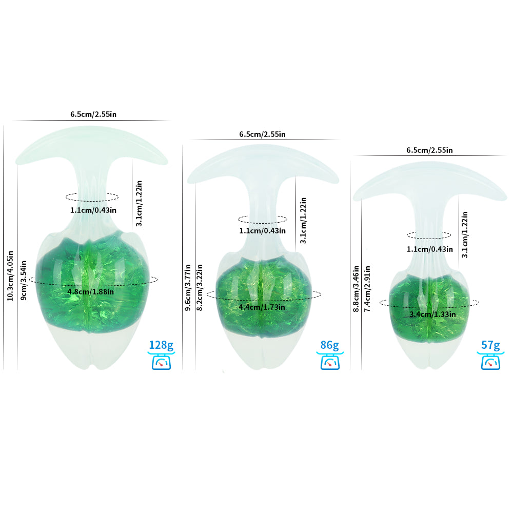 Bean Sprout Crystal Butter Plug- 9Colors