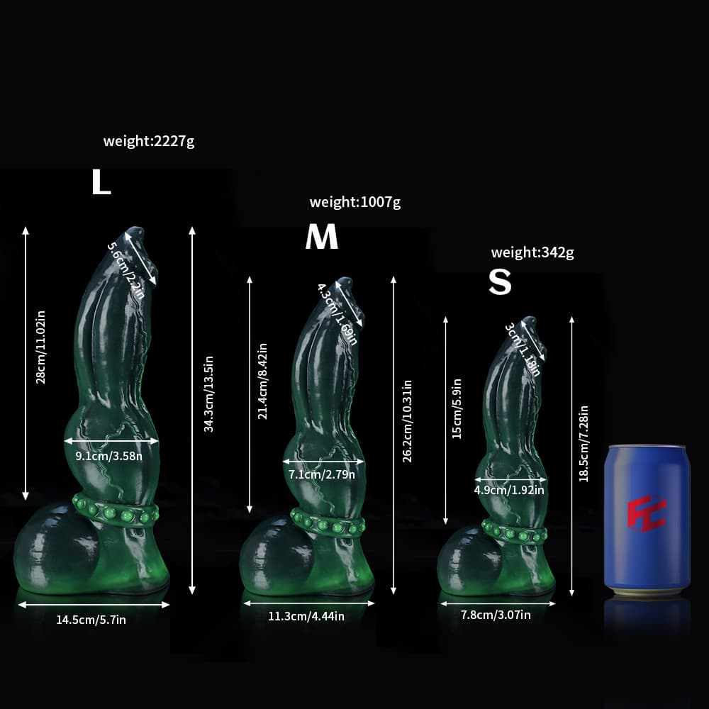 Venom Grüner Knotendildo