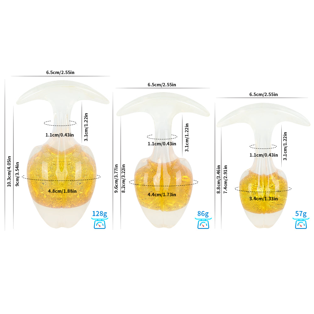 Bean Sprout Crystal Butter Plug- 9Colors