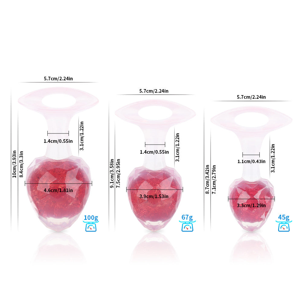 Diamond Crystal Butter Plugs - 9 Colors