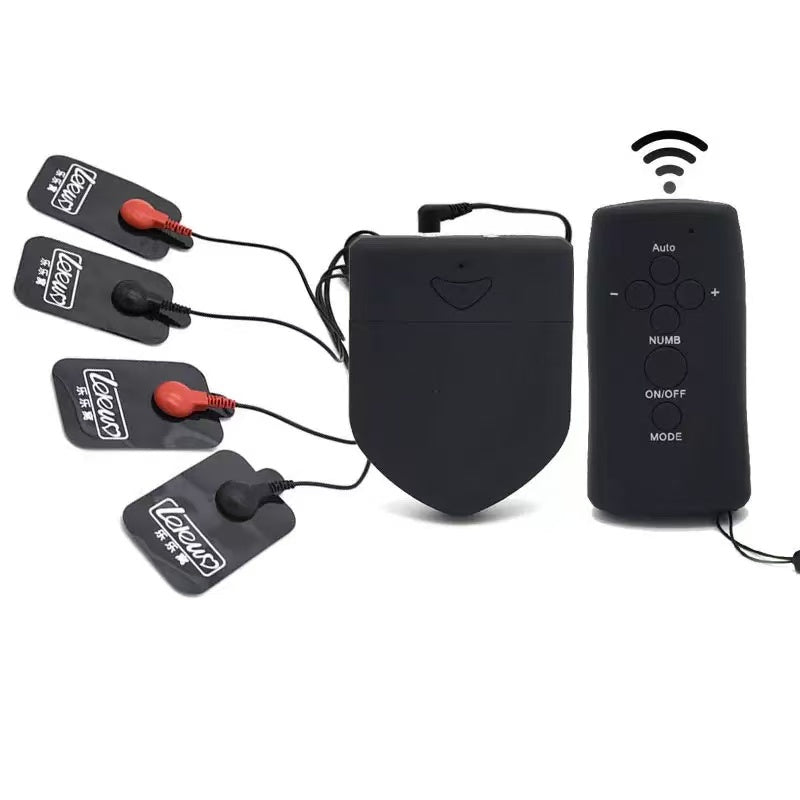 Electro-Stimulation Dual Hole Toy for Intense Orgasms