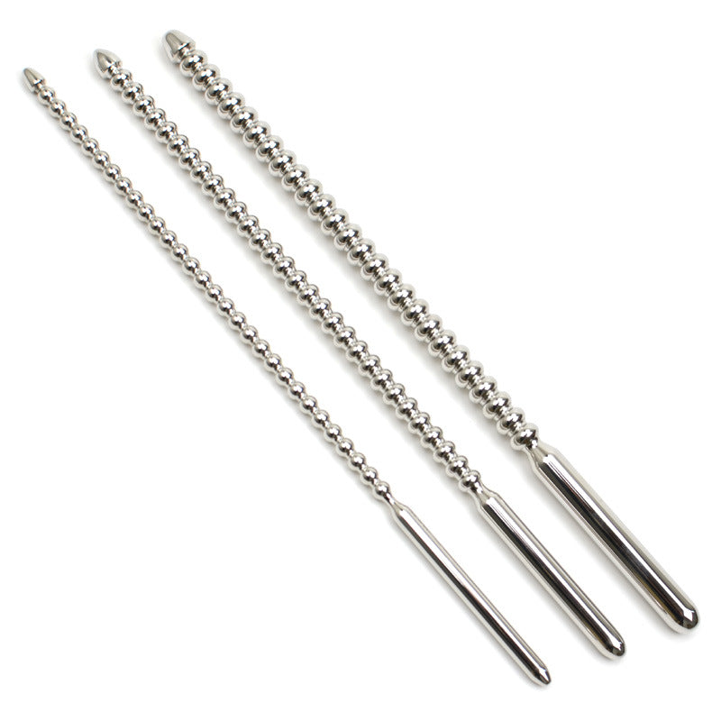 Solid Beaded Stainless Steel Urethral Sound