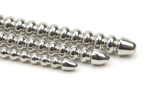 Solid Beaded Stainless Steel Urethral Sound