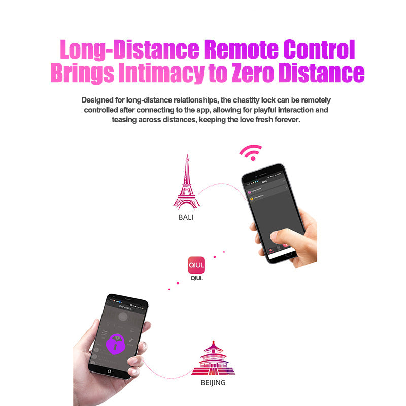 QIUI Cellmate 2 Remote-Controlled Cock Cage for Men