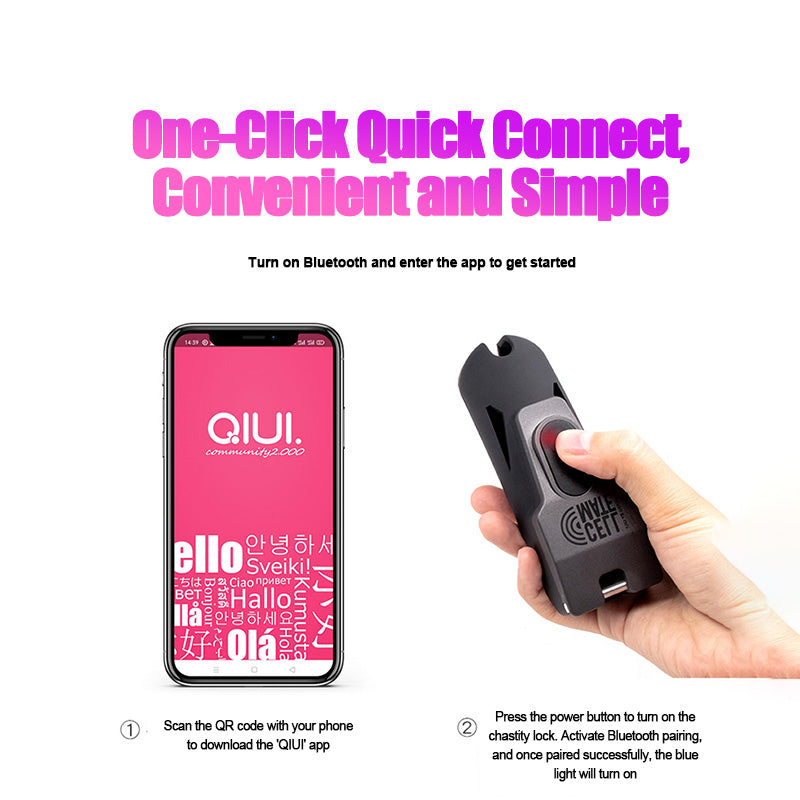 QIUI Cellmate 2 Remote-Controlled Cock Cage for Men