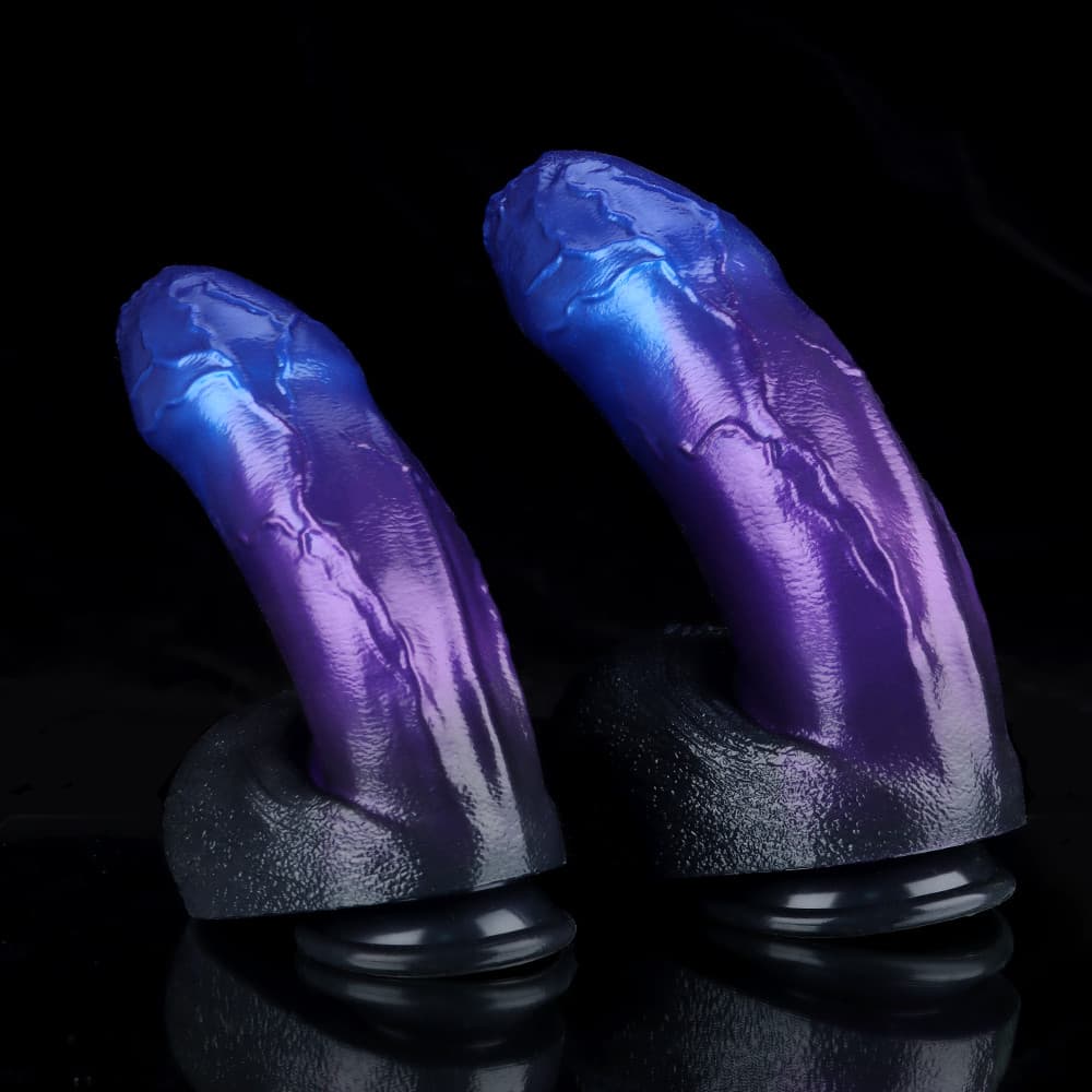 Naga Blue Purple Fantasy Dildo – Serpent-Inspired Silicone Toy for Targeted Stimulation