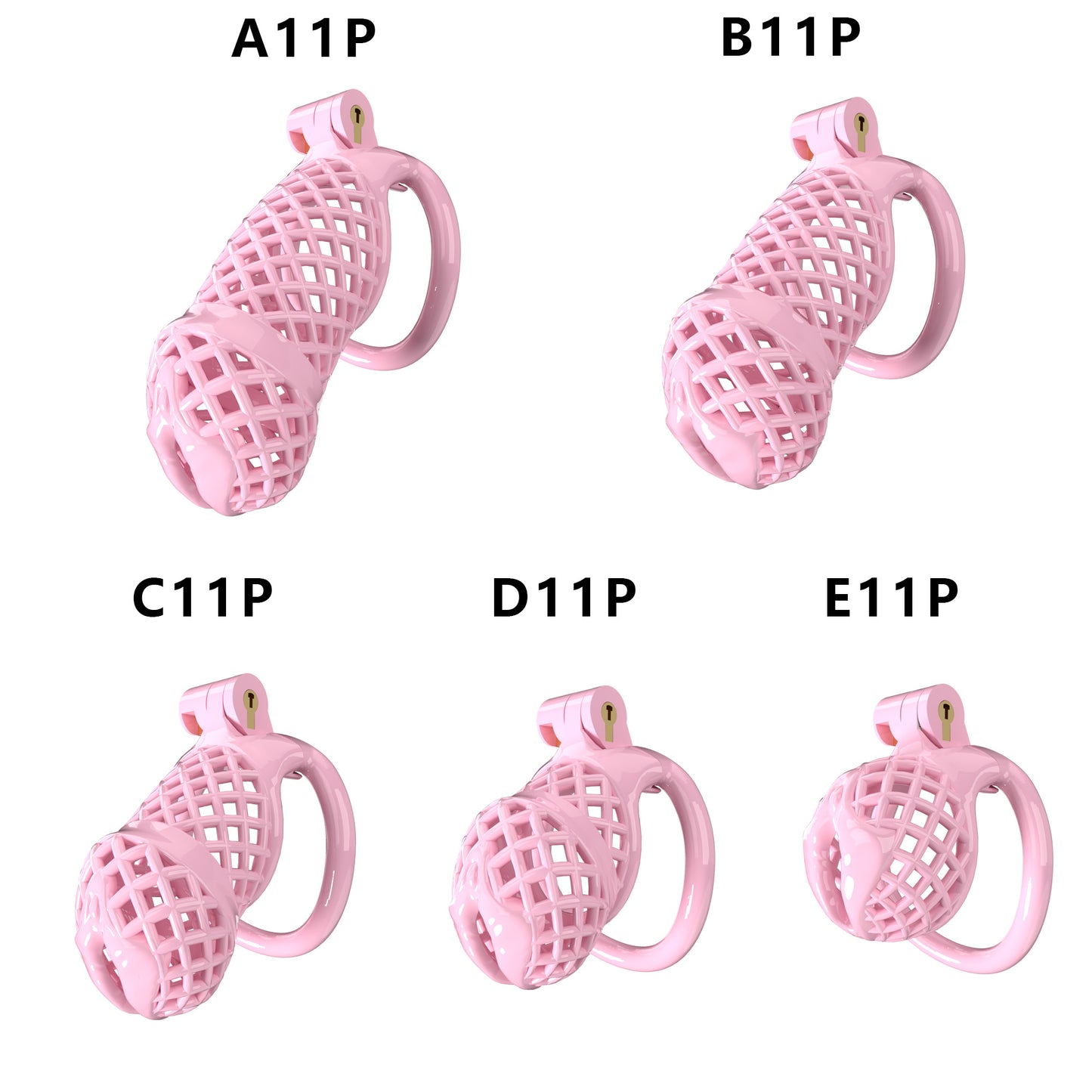 Mesh Ventilated Labia Chastity Cage – Multiple Sizes for All-Day Comfort
