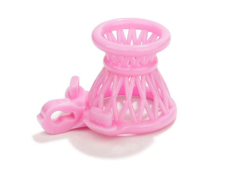 Inverted Chastity Cage for Men – 3D Printed Resin, Sissy Training, Small Size Fit