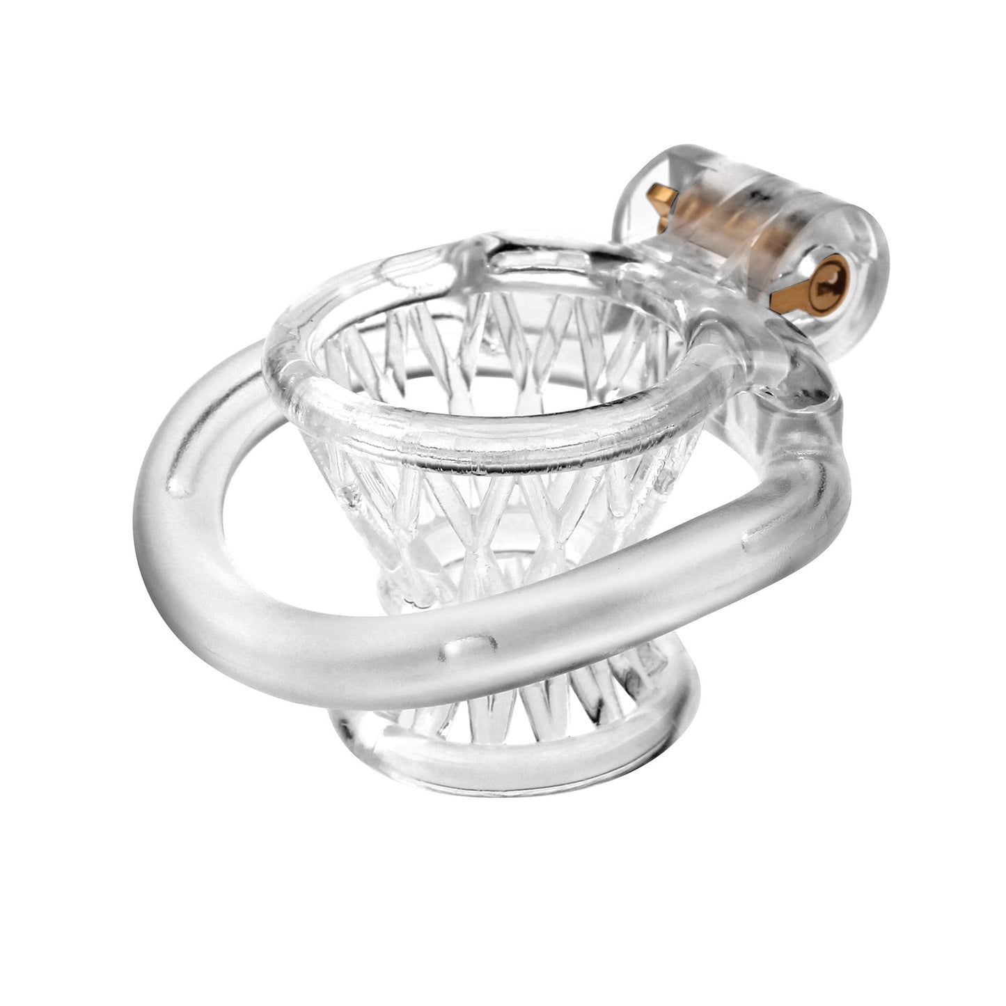 Inverted Chastity Cage for Men – 3D Printed Resin, Sissy Training, Small Size Fit