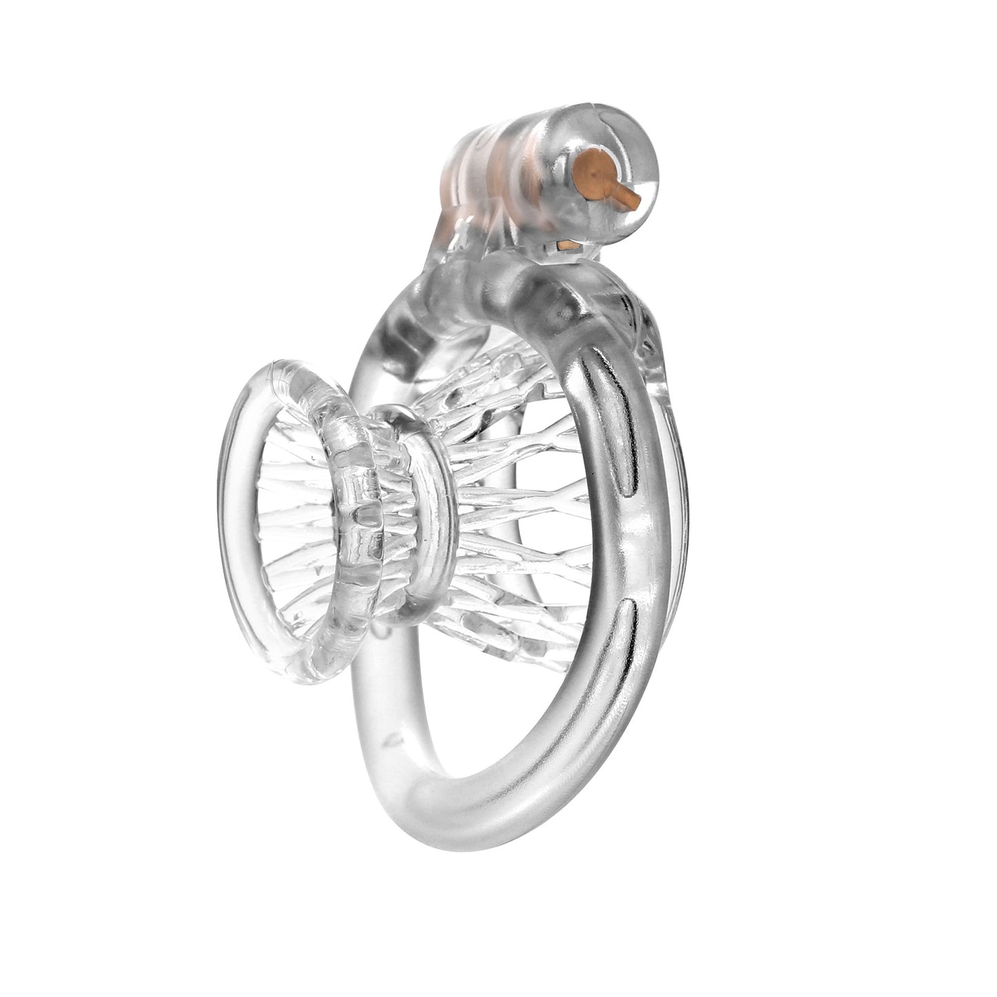Inverted Chastity Cage for Men – 3D Printed Resin, Sissy Training, Small Size Fit
