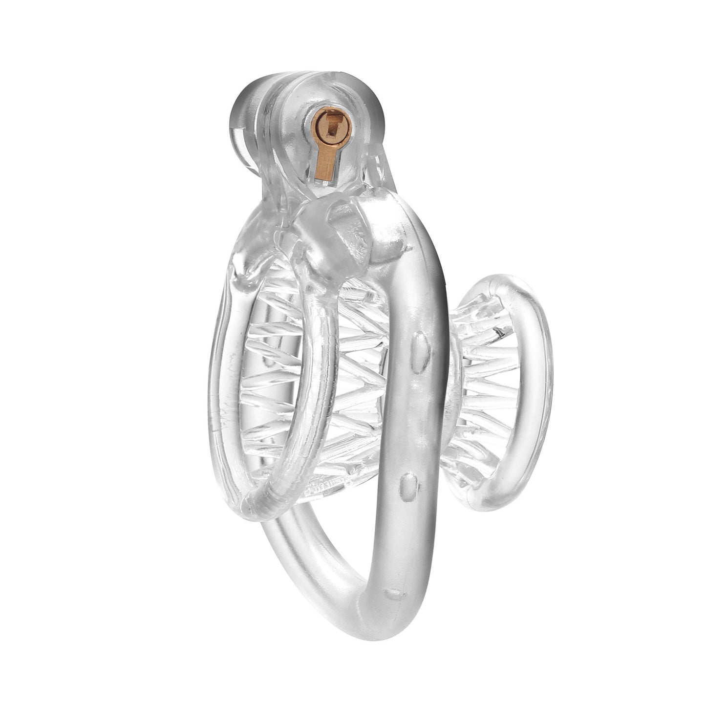 Inverted Chastity Cage for Men – 3D Printed Resin, Sissy Training, Small Size Fit