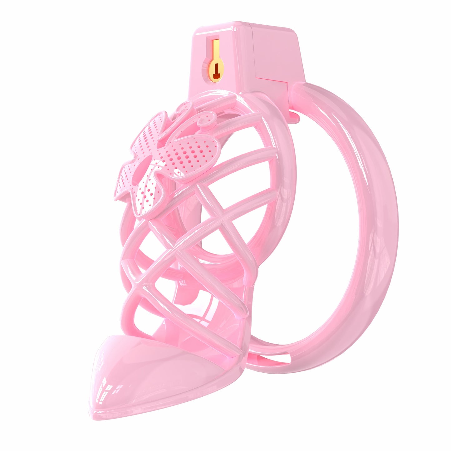High Heel Keuschheitskäfig – Feminines Fetischschloss für Sissy Play