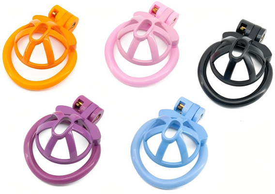 Hollow out glans chastity lock