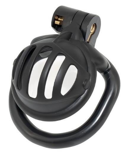 Knight helmet chastity lock