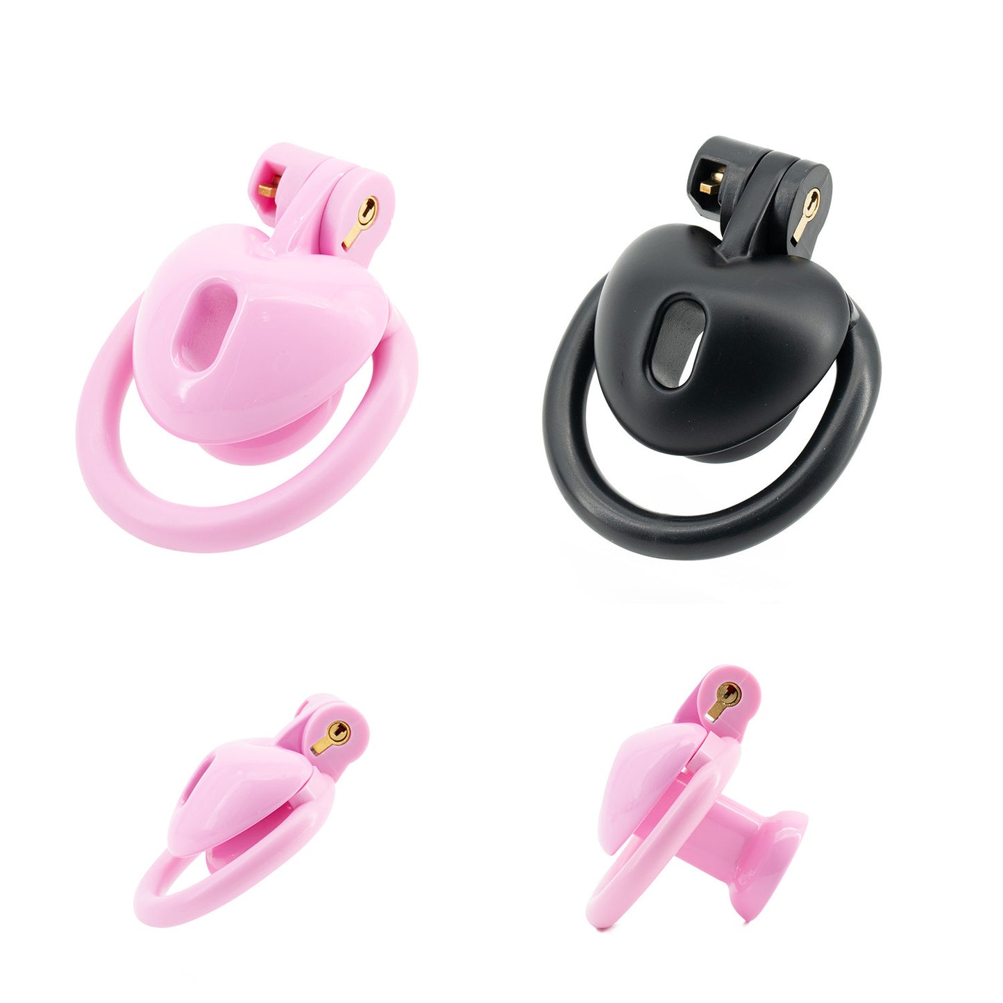 Love type negative electrode chastity lock