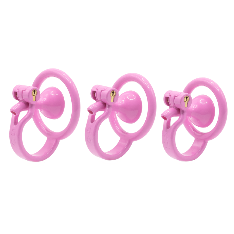 Inverted Male Chastity Cage with Extended Urethral Tube – Reversed Design