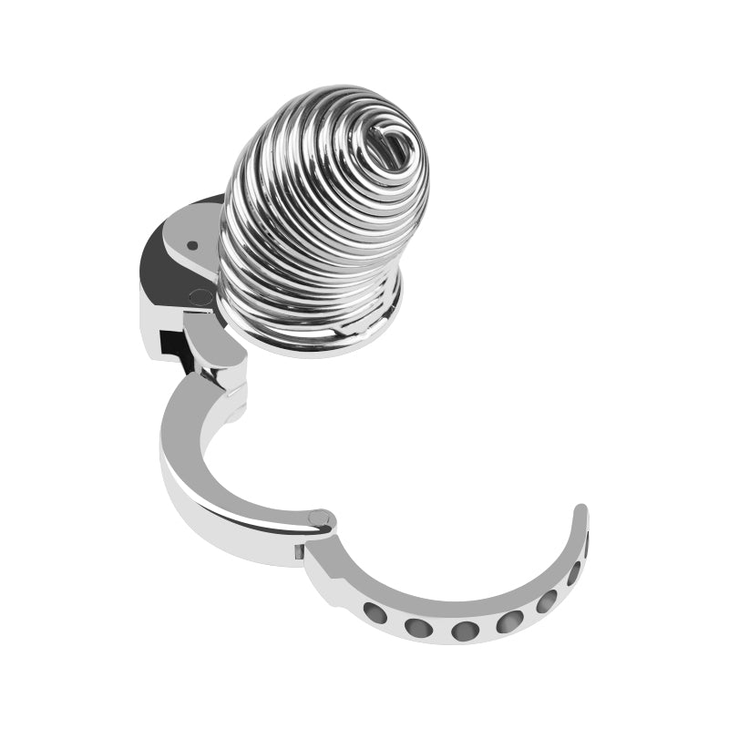 Chastity Cage Adjustable Size Cock Cage Skeletonized Breathable Stainless Steel Chastity Devices Male Chastity