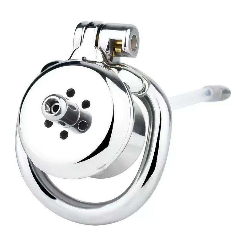 Flat Metal Male Chastity Cage – Inverted 2.0 Design