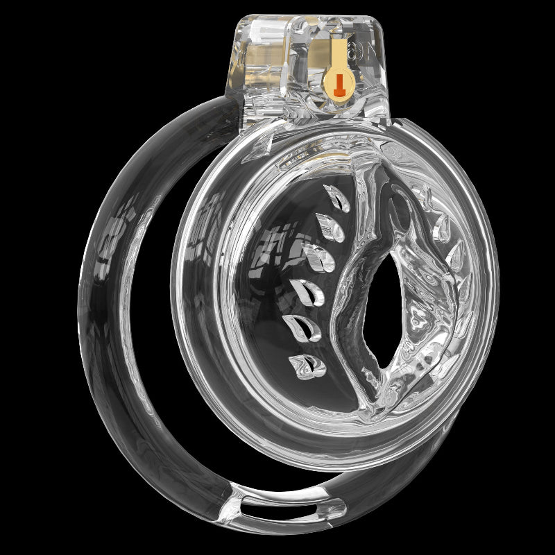 Klitorisförmiger weicher TPE-Keuschheitskäfig – bequemes Silikonmaterial, flexibles Design