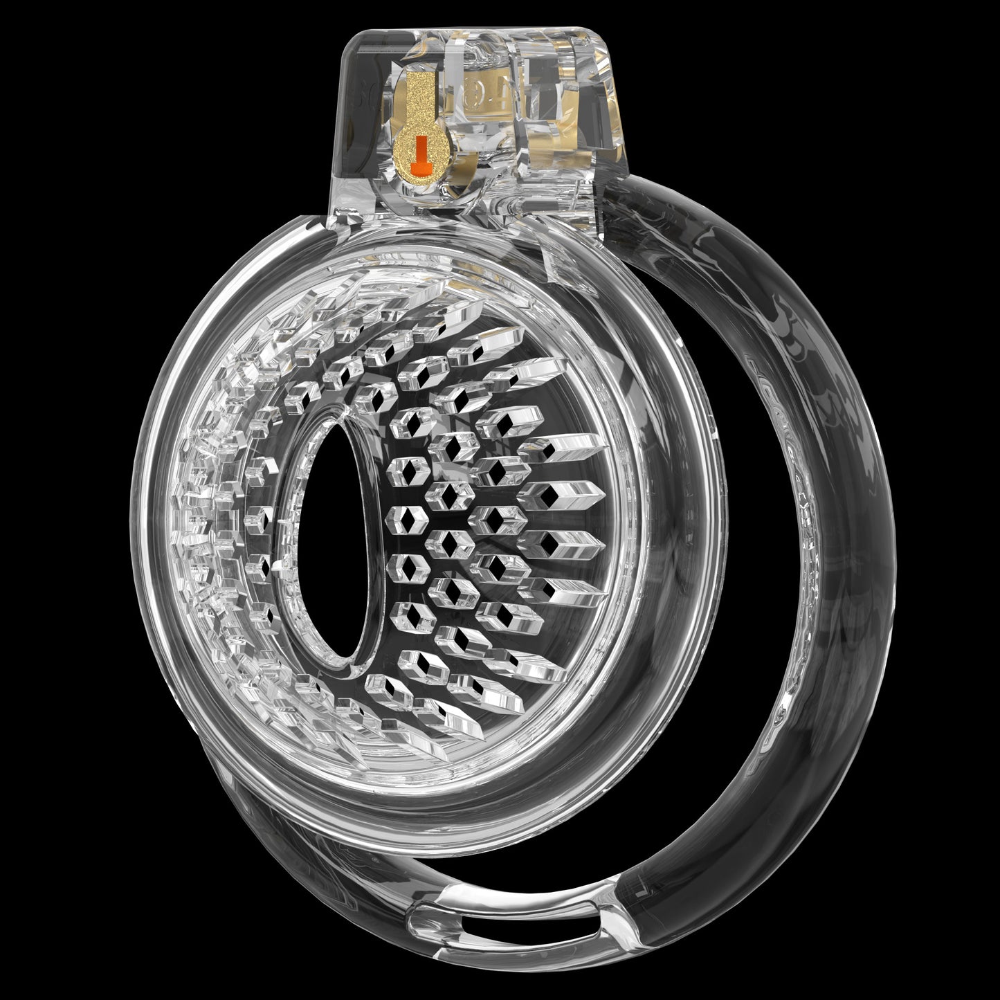 Short Soft Chastity Cage – Dotted & Breathable TPE/Silicone Design