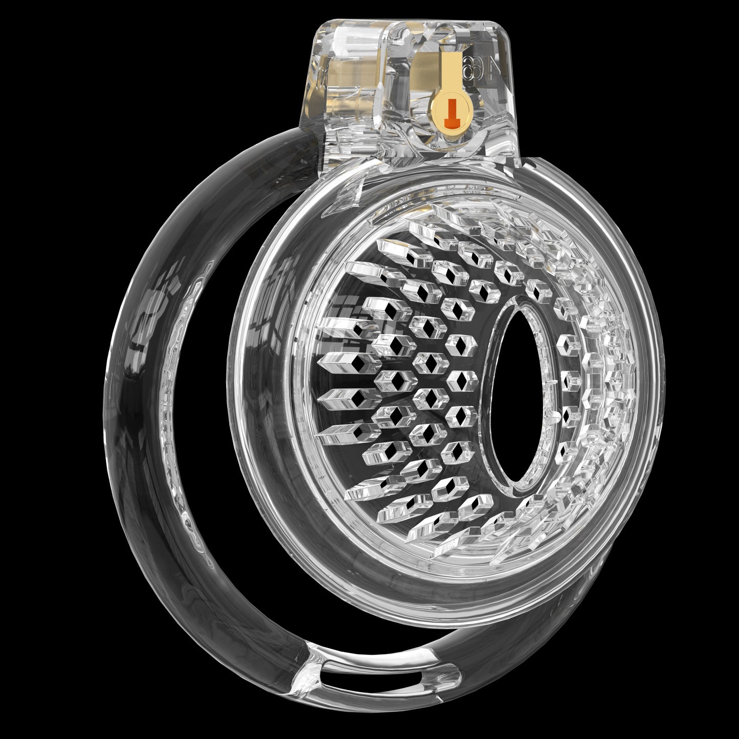 Short Soft Chastity Cage – Dotted & Breathable TPE/Silicone Design