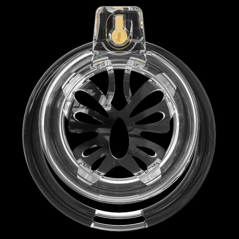 Kurzer, weicher Keuschheitskäfig – Butterfly-Ventil-Design, TPE/Silikon, verschiedene Formen