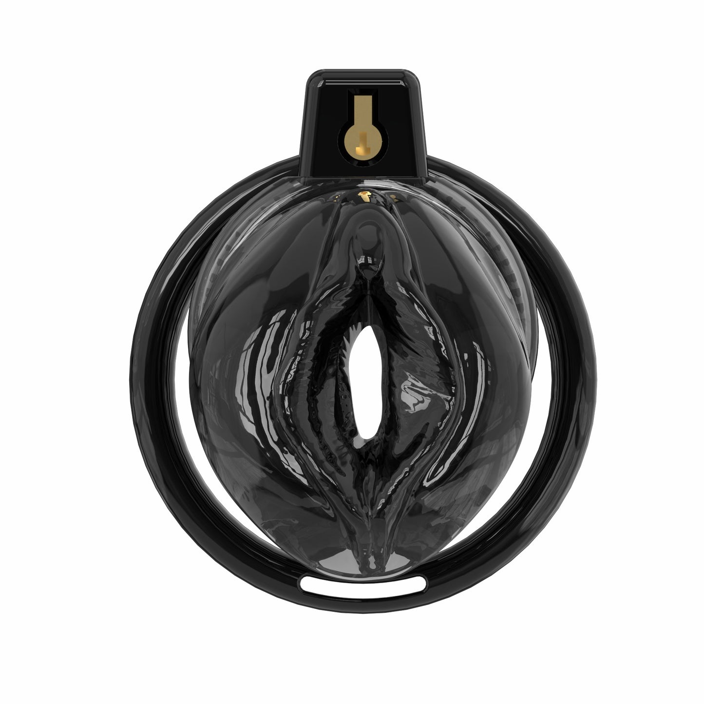 Soft Silicone Chastity Cage – Clitoral-Inspired Design | Semi-Transparent & Flexible Rings