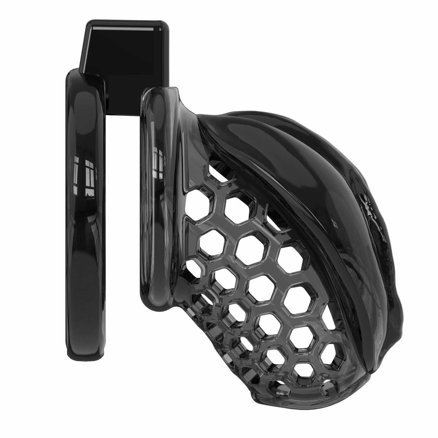 Soft Silicone Chastity Cage – Clitoral-Inspired Design | Semi-Transparent & Flexible Rings