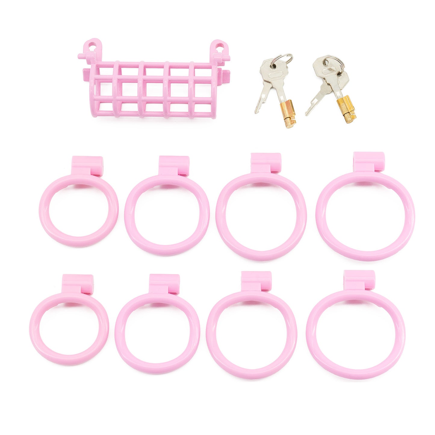 Double chicken cage chastity lock