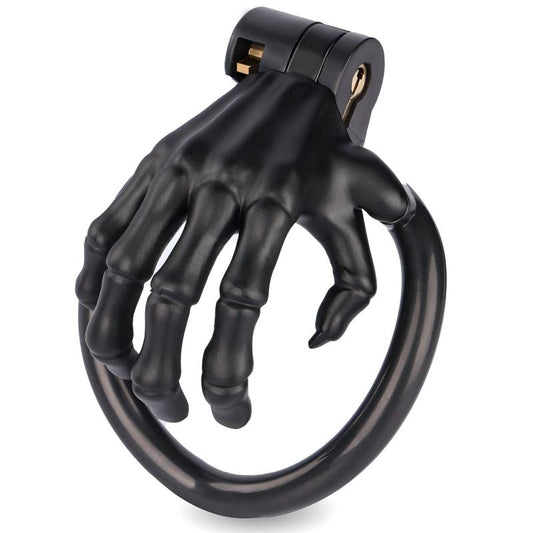 Skeleton Hand Chastity Cage – Lightweight Resin Male Chastity Device, Halloween Edition, Limited Release