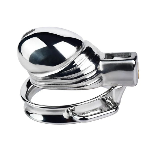 Metal Penis Shaped Chastity Cage