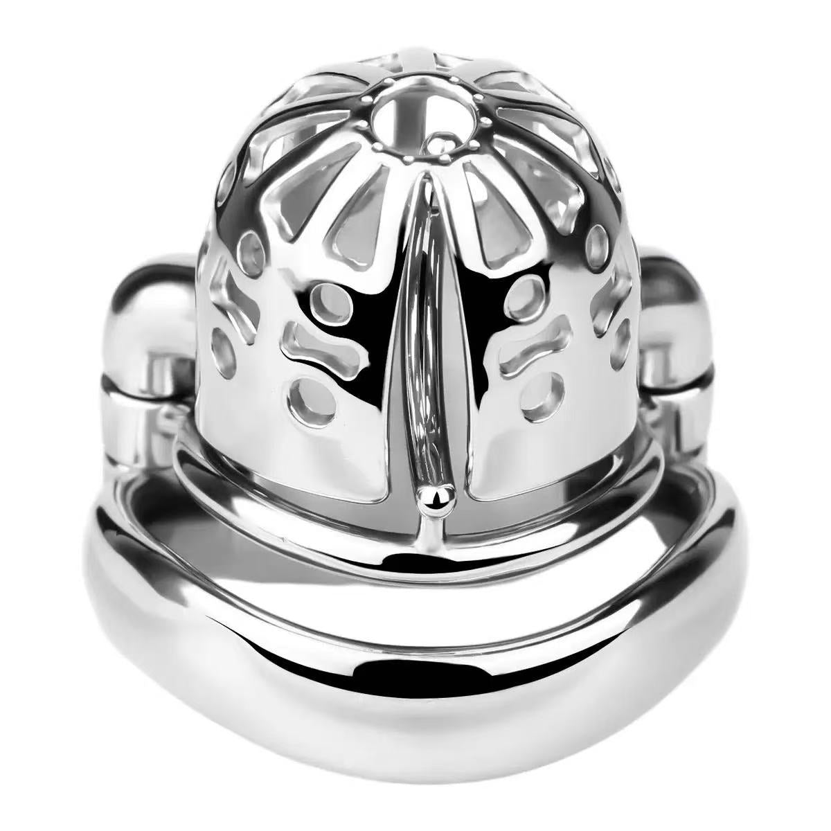 Metal Chastity Cage with Dual-Mode PA Ring – Removable Design for Two Unique Sensations