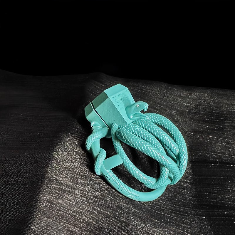 Green Snake Sissy Chastity Cage