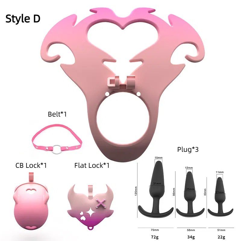 Jaula de castidad Angel 3D Sissy SL25001