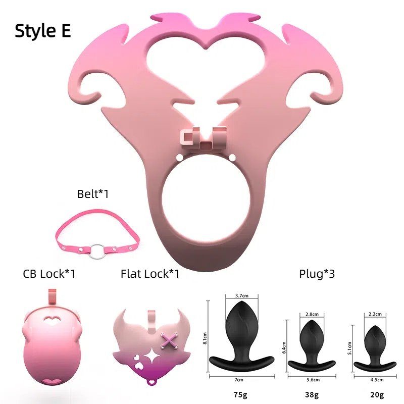 Jaula de castidad Angel 3D Sissy SL25001