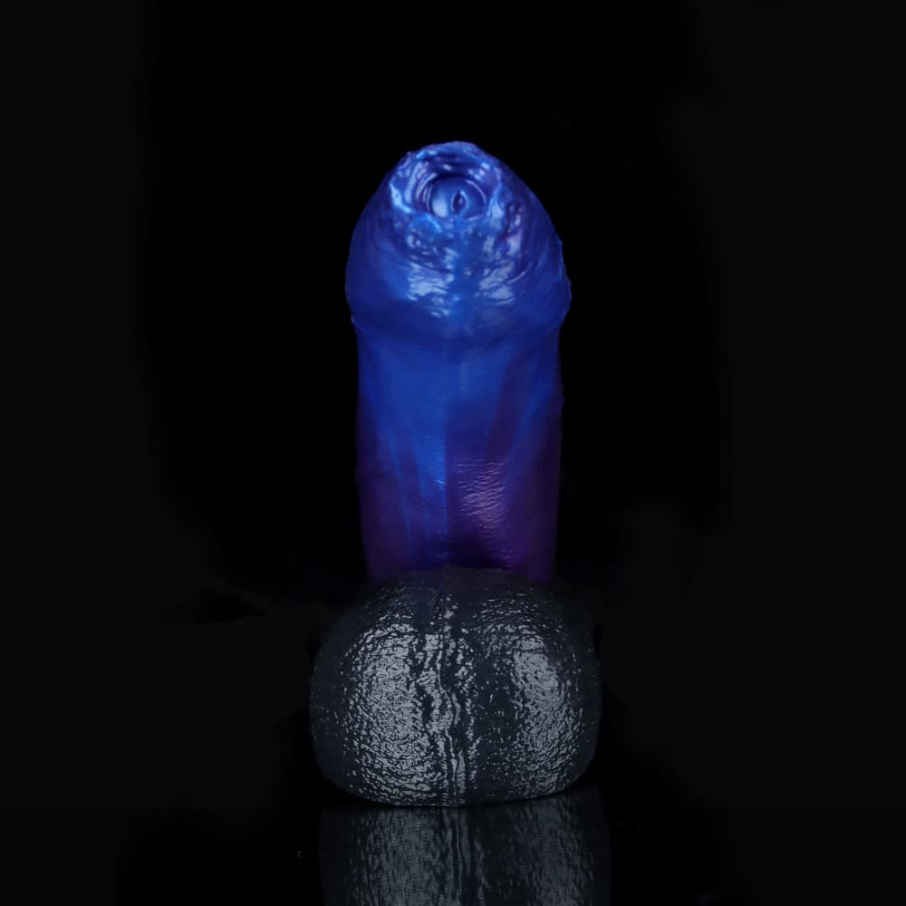 Naga Blue Purple Fantasy Dildo – Serpent-Inspired Silicone Toy for Targeted Stimulation