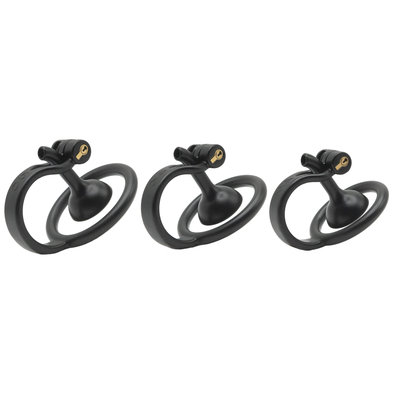 Inverted Male Chastity Cage with Extended Urethral Tube – Reversed Design