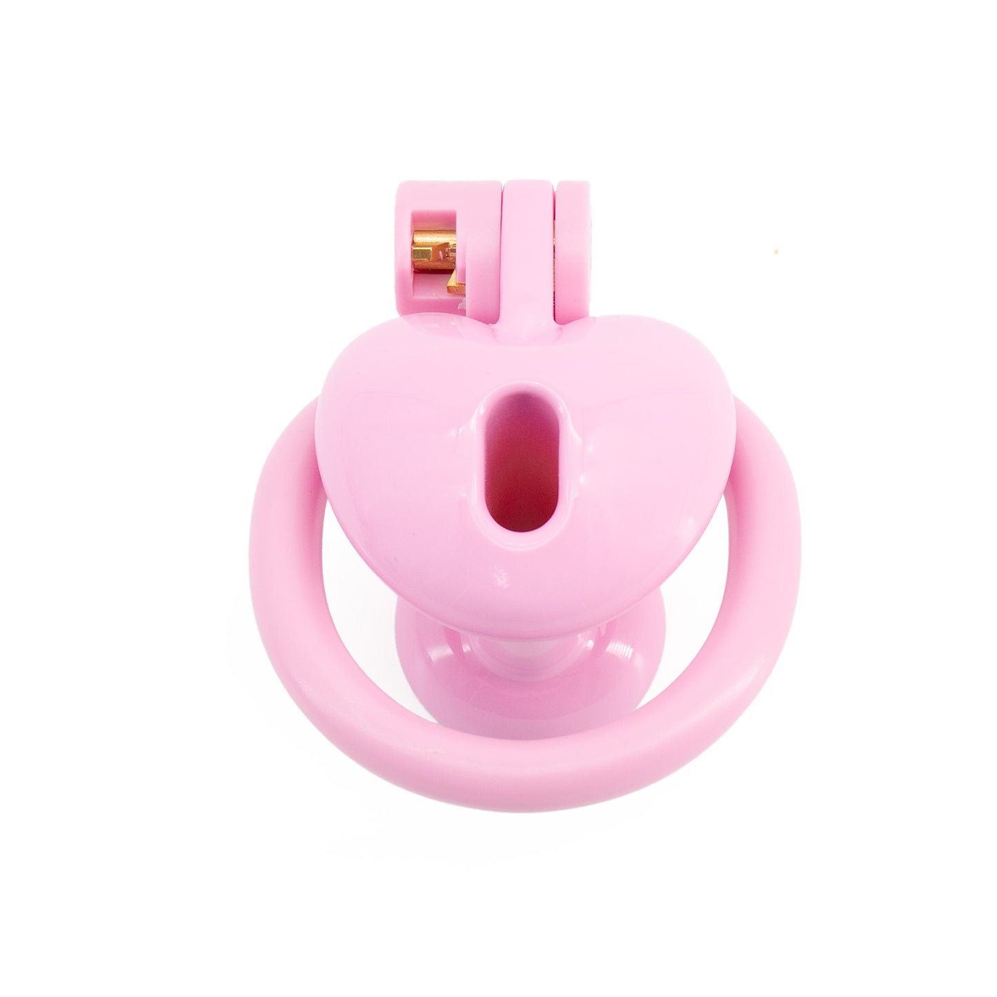 Love type negative electrode chastity lock