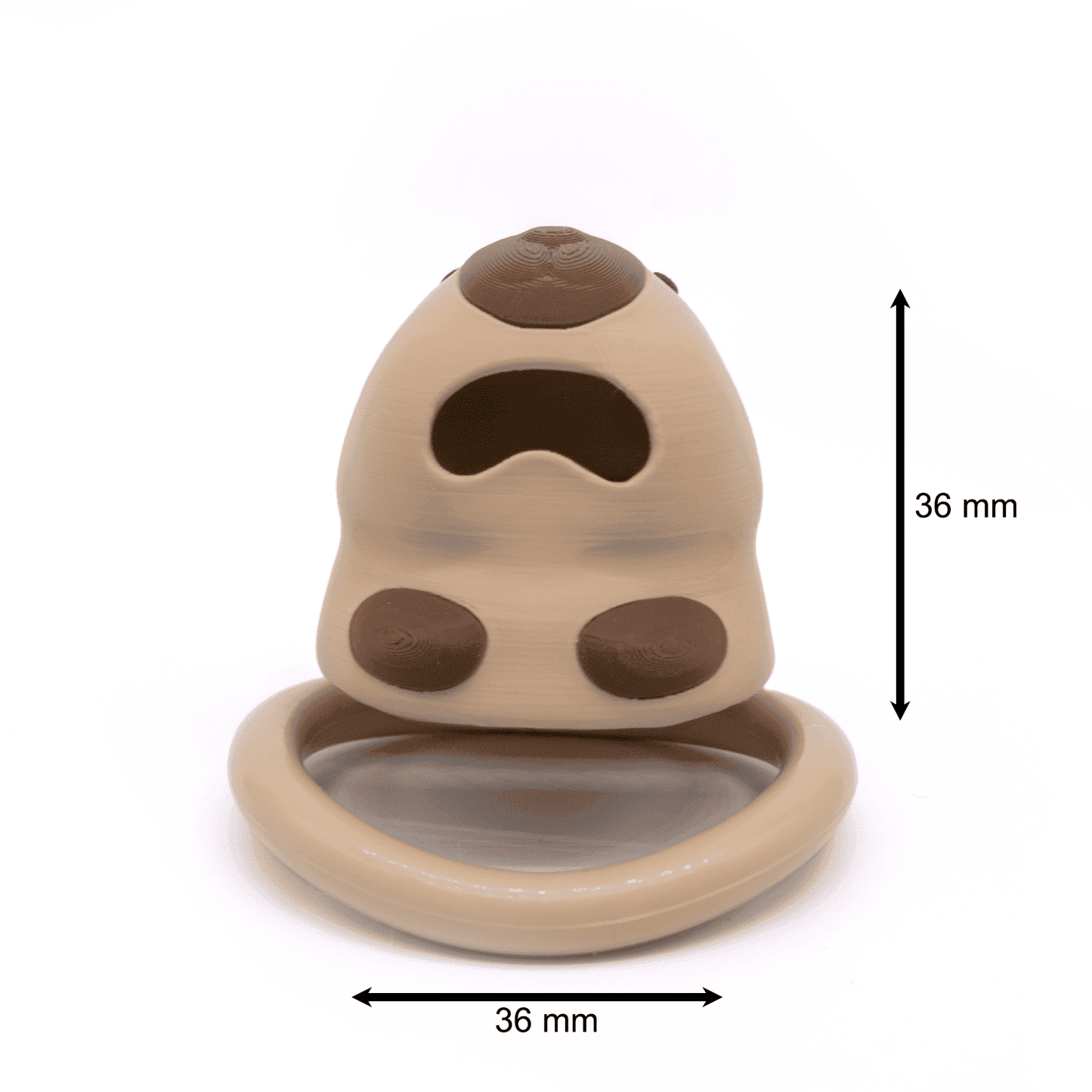 Jaula de castidad Capybara 🐹 Cerradura de castidad de resina segura y cómoda para hombres