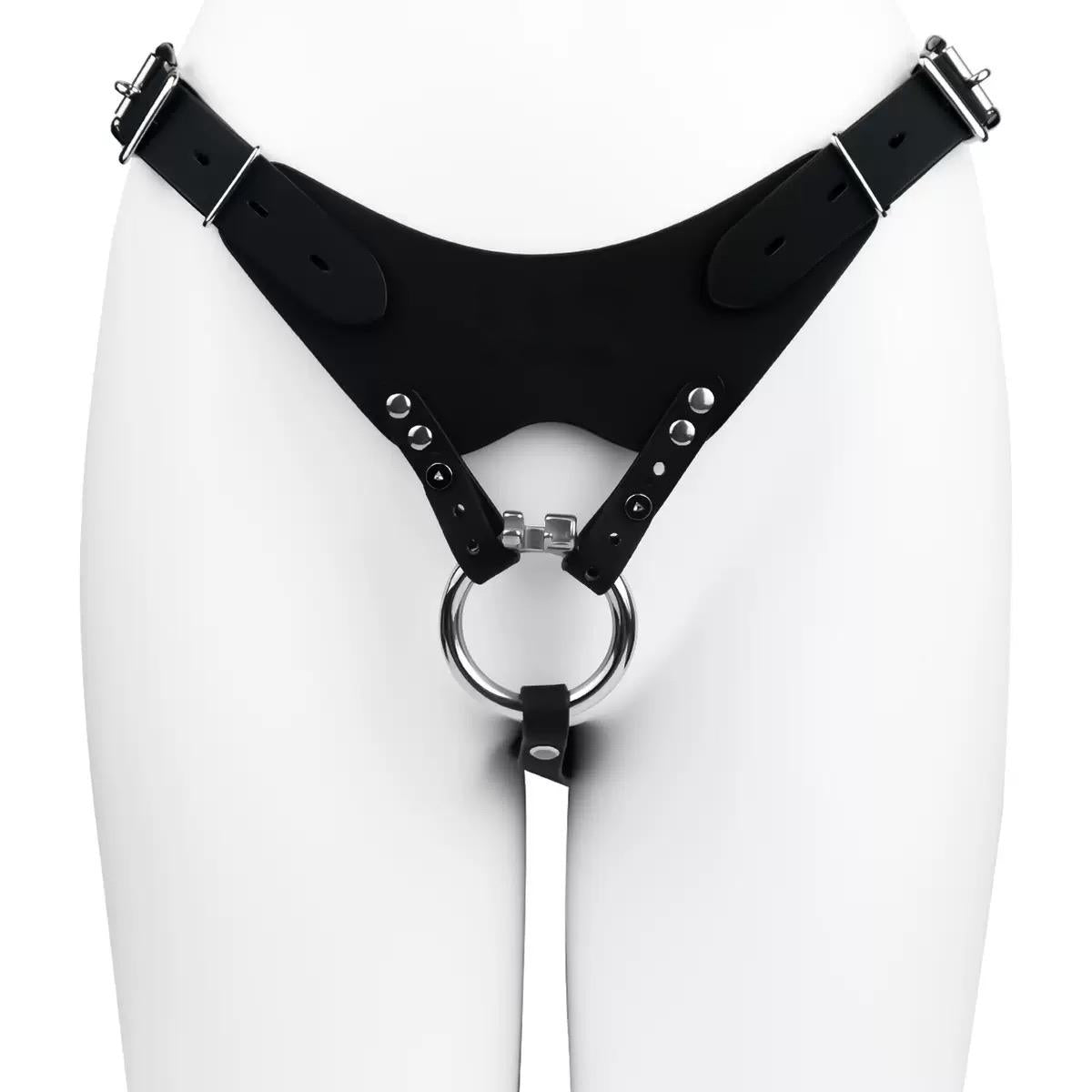 Leather Chastity Support Strap