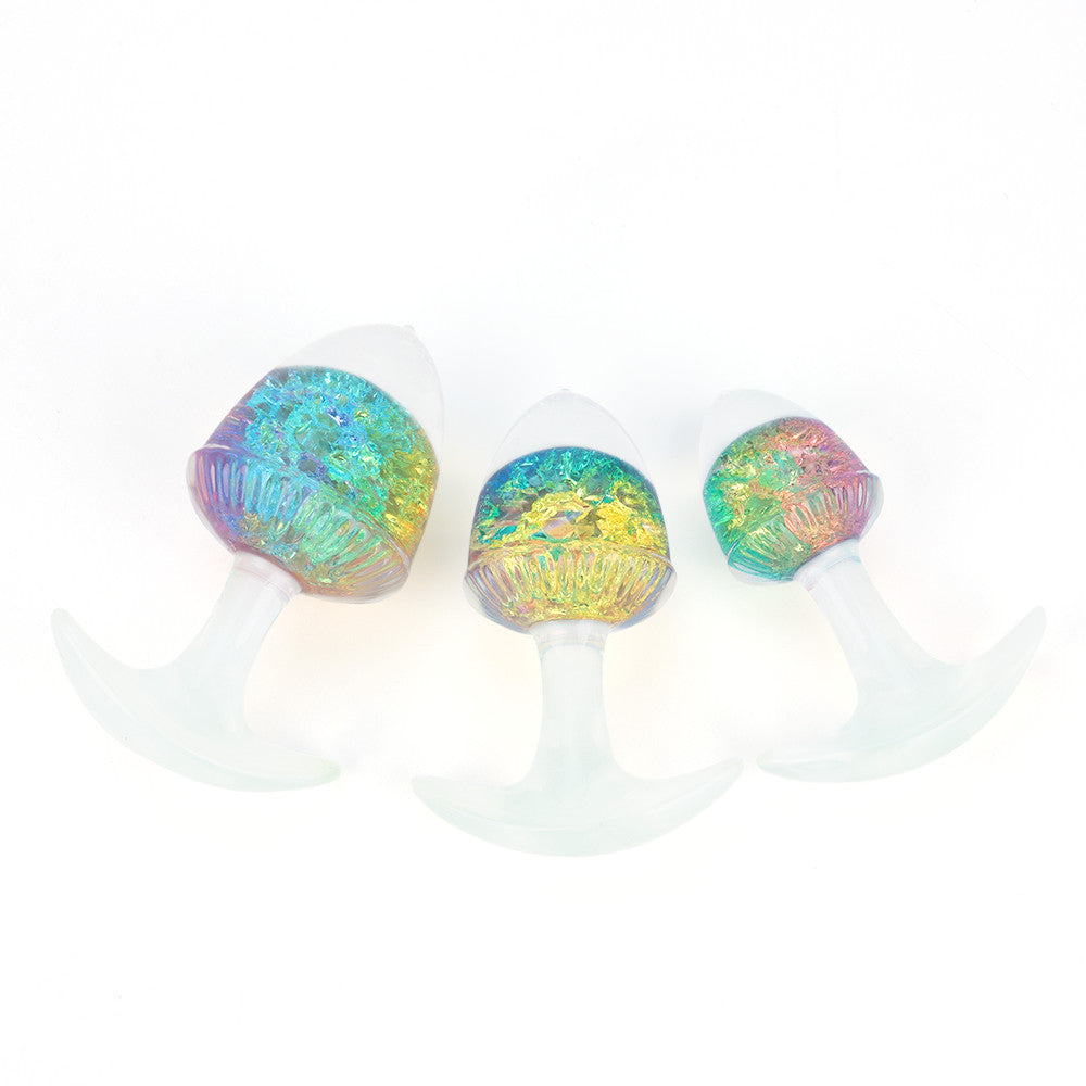 Chestnut Crystal Butter Plugs - 9 Colors