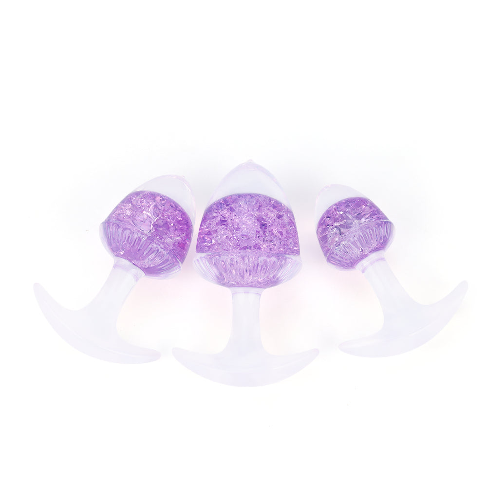 Chestnut Crystal Butter Plugs - 9 Colors
