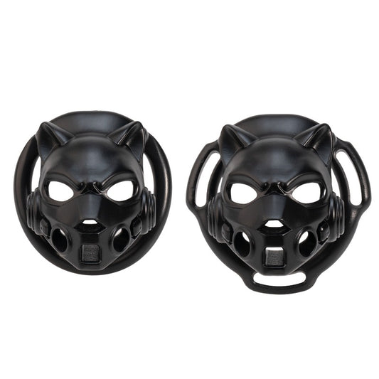 Mecha Leopard Resin Chastity Cage | 4- or 6-Ring Set