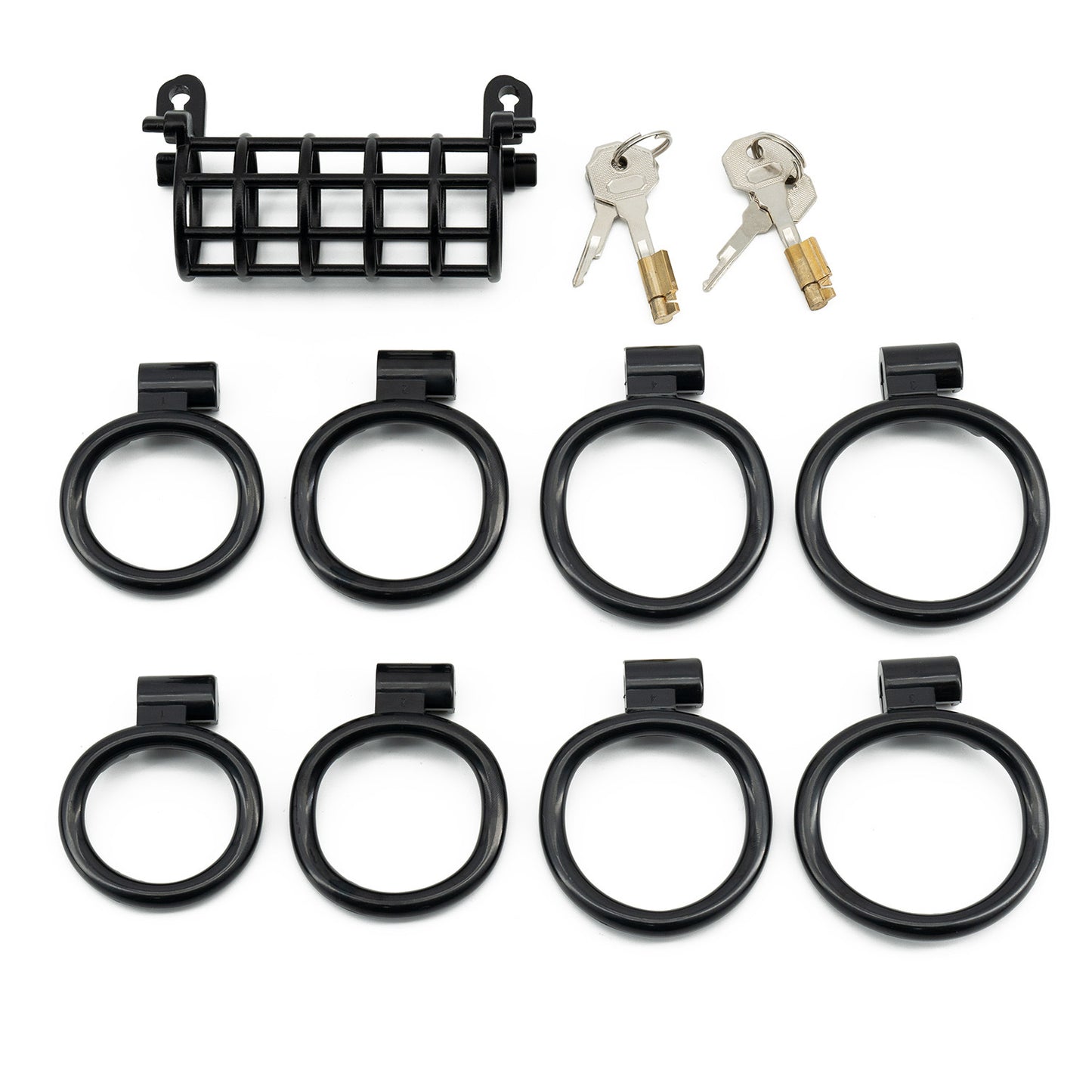 Double chicken cage chastity lock