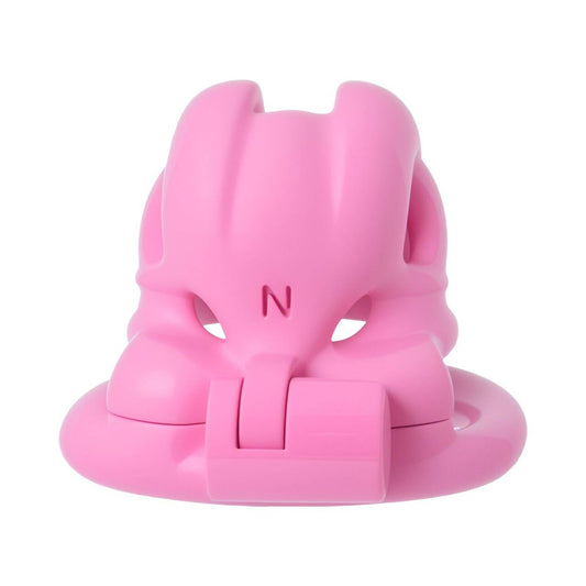 Mini Cobra N Male Chastity Cage with Lock & 4 Rings – Resin Virginity Device for Men