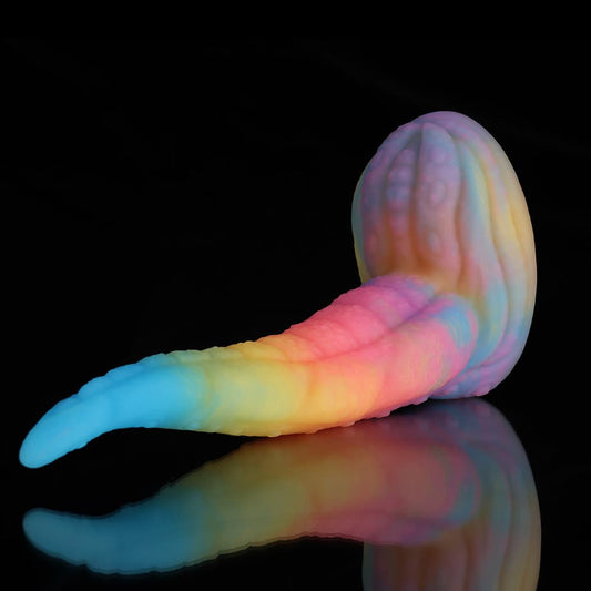 Octopus Tail Fantasy Dildo – Blue, Yellow & Purple